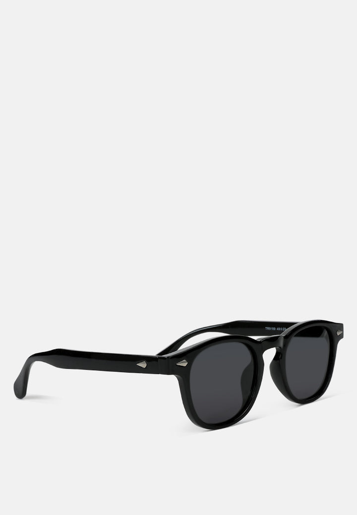 round tinted sunglasses by ruw#color_black