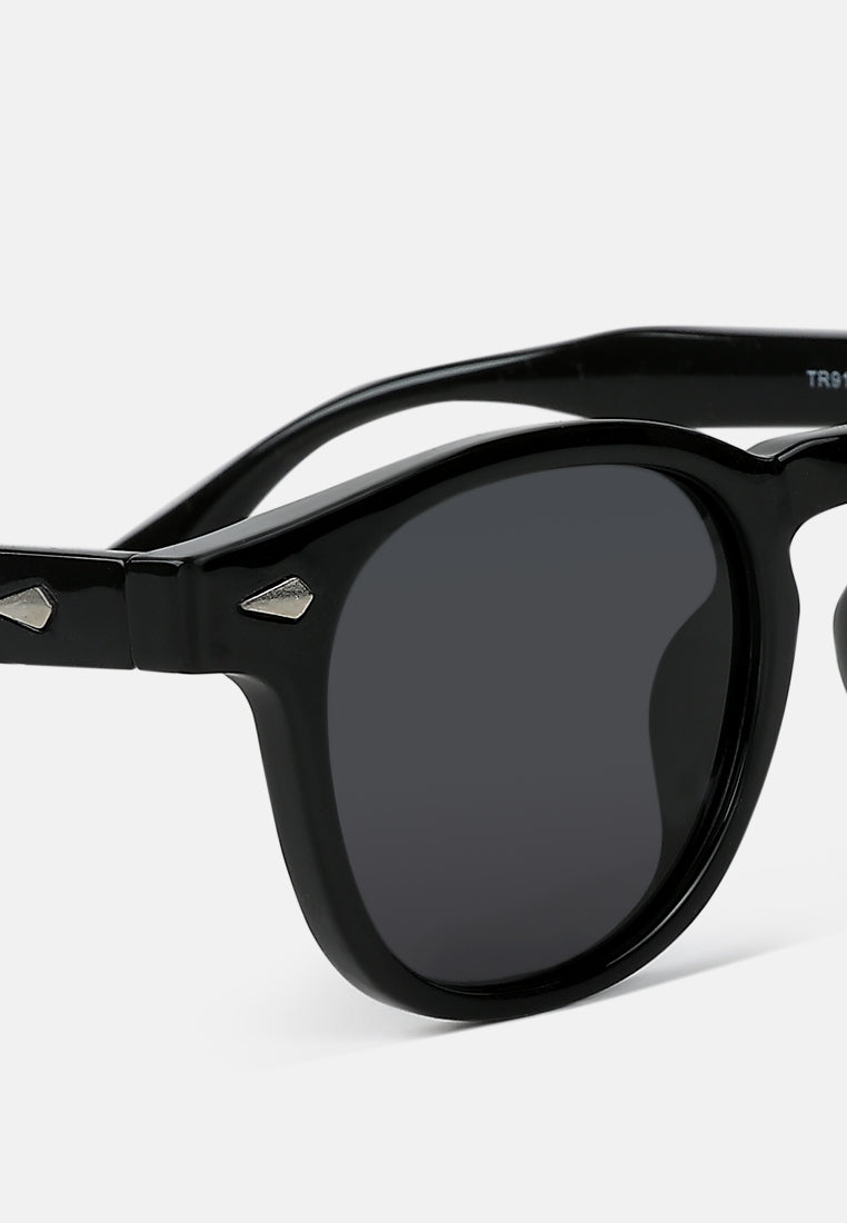 round tinted sunglasses by ruw#color_black