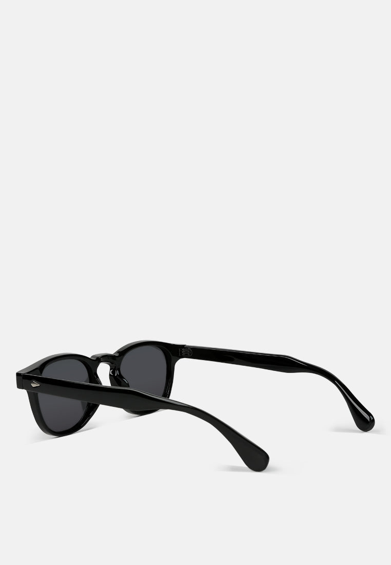 round tinted sunglasses by ruw#color_black