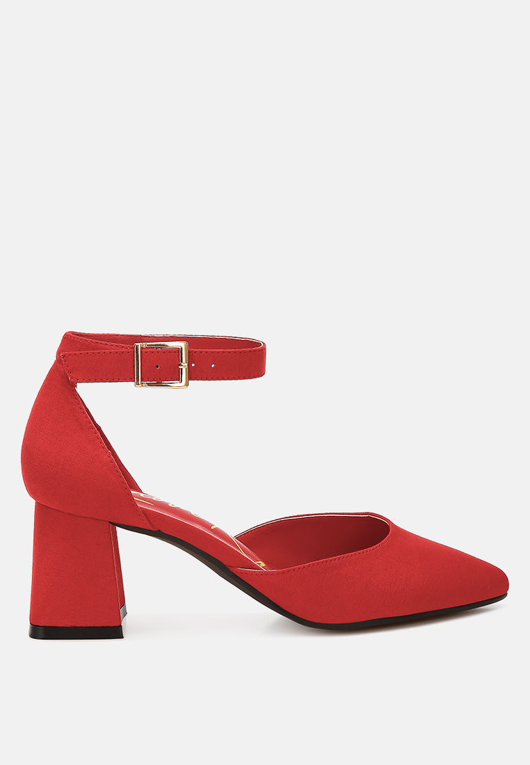 microfiber block heel sandals by ruw#color_red