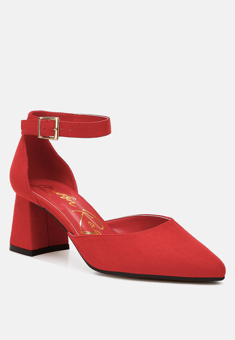 microfiber block heel sandals by ruw#color_red