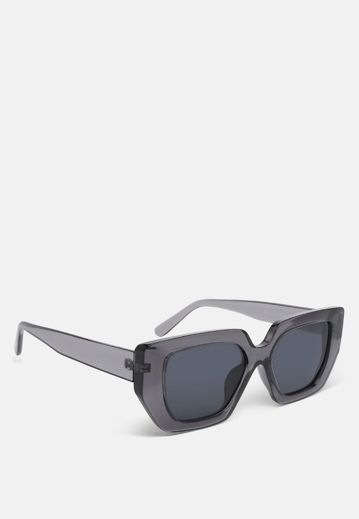 oversized cat eye square sunglasses by ruw#color_Grey