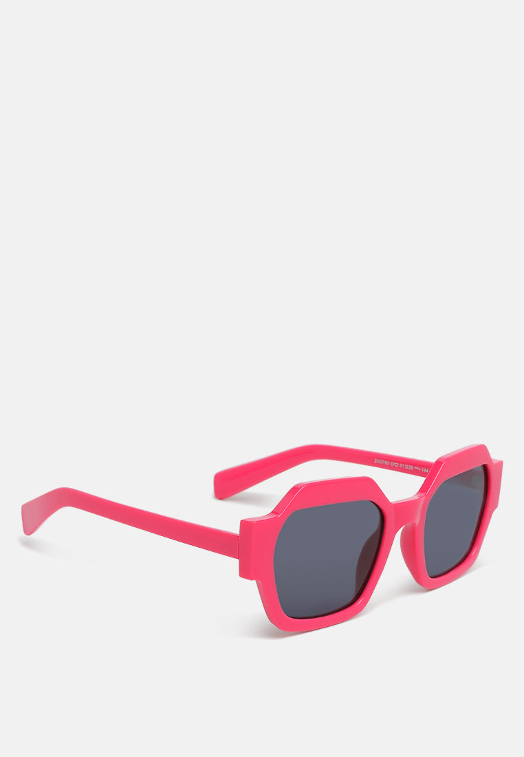 bold bevel square sunglasses by rag#color_rose-red