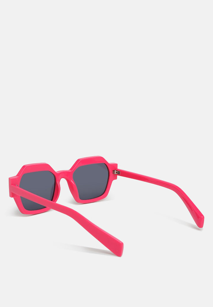 bold bevel square sunglasses by rag#color_rose-red