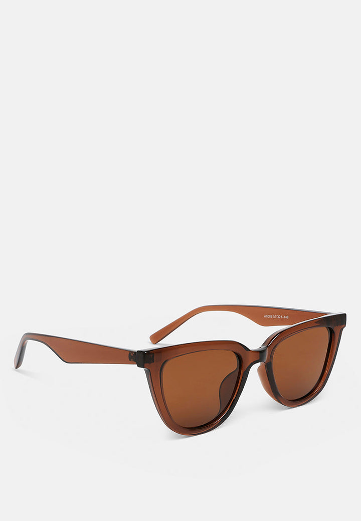 cat eye uv sunglasses by ruw#color_brown