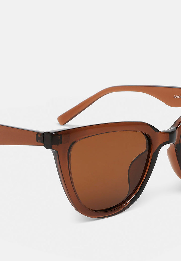 cat eye uv sunglasses by ruw#color_brown