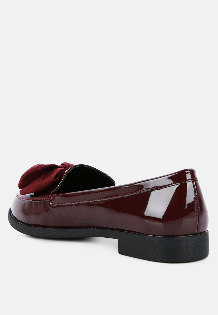 bowberry bow-tie patent loafers#color_burgundy