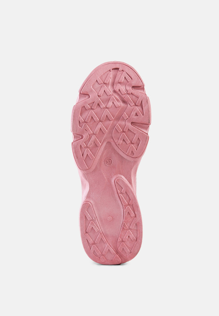 blade knitted  actives trainers#color_pink