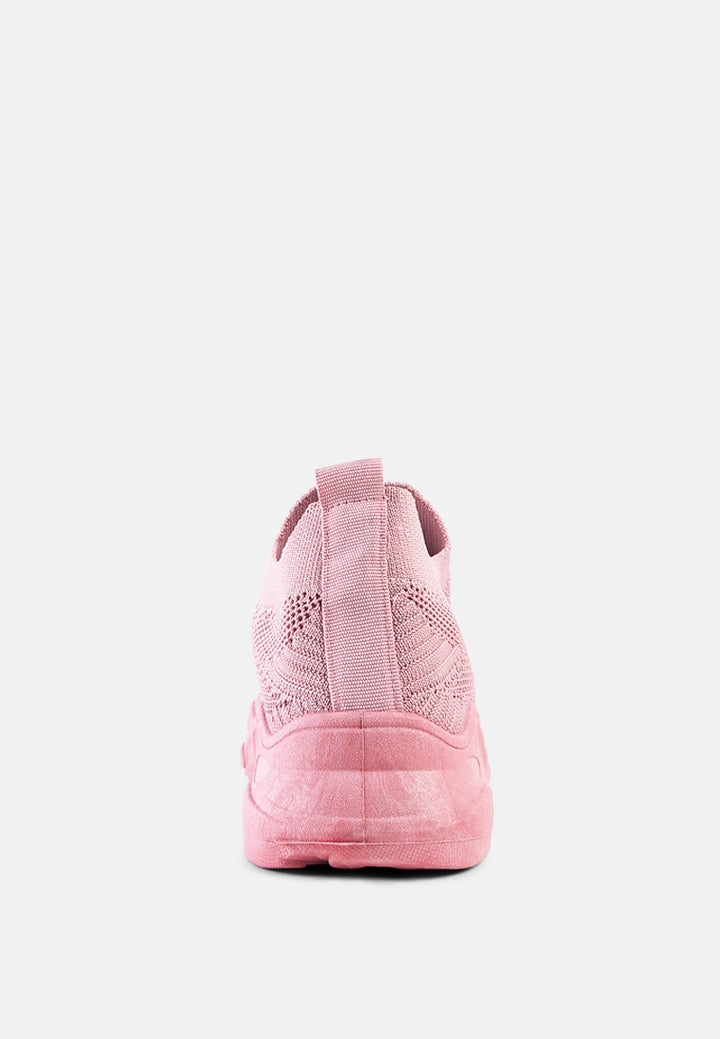 blade knitted  actives trainers#color_pink