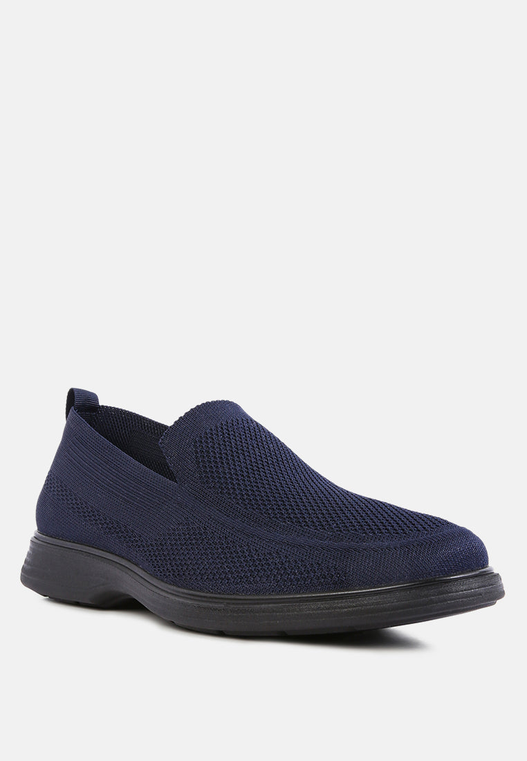 men's casual knitted loafers by ruw
#color_navy-blue