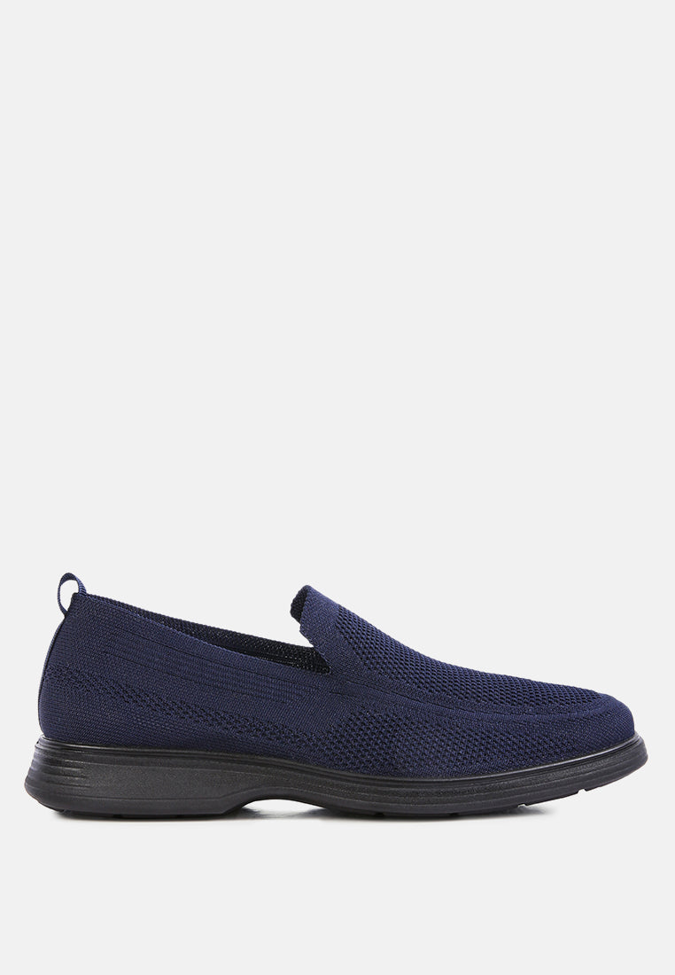 men's casual knitted loafers by ruw
#color_navy-blue