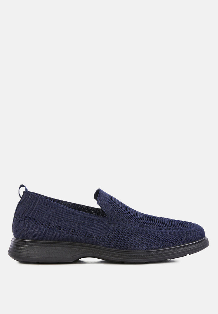 men's casual knitted loafers by ruw
#color_navy-blue