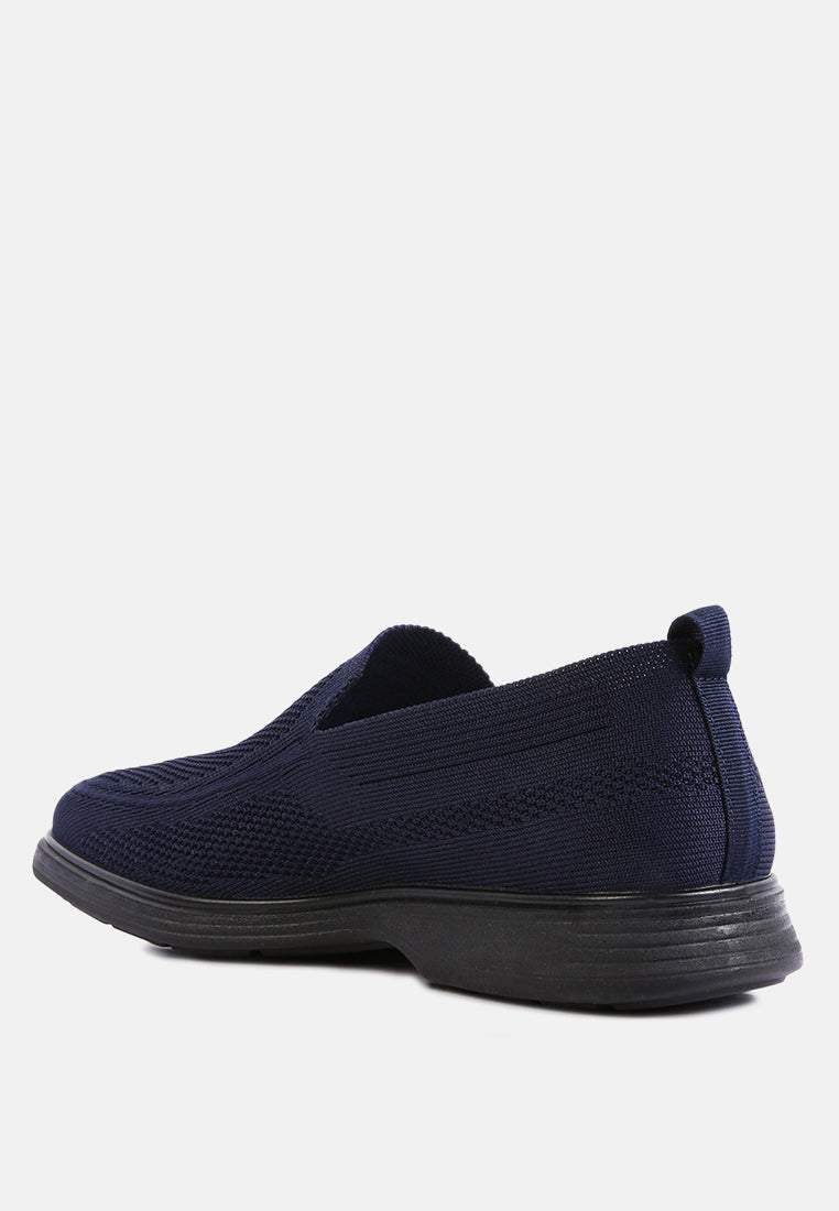 men's casual knitted loafers by ruw
#color_navy-blue