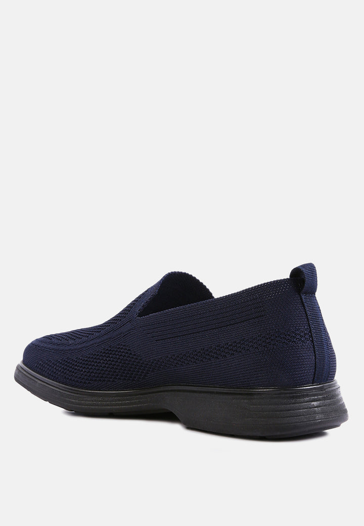 men's casual knitted loafers by ruw
#color_navy-blue