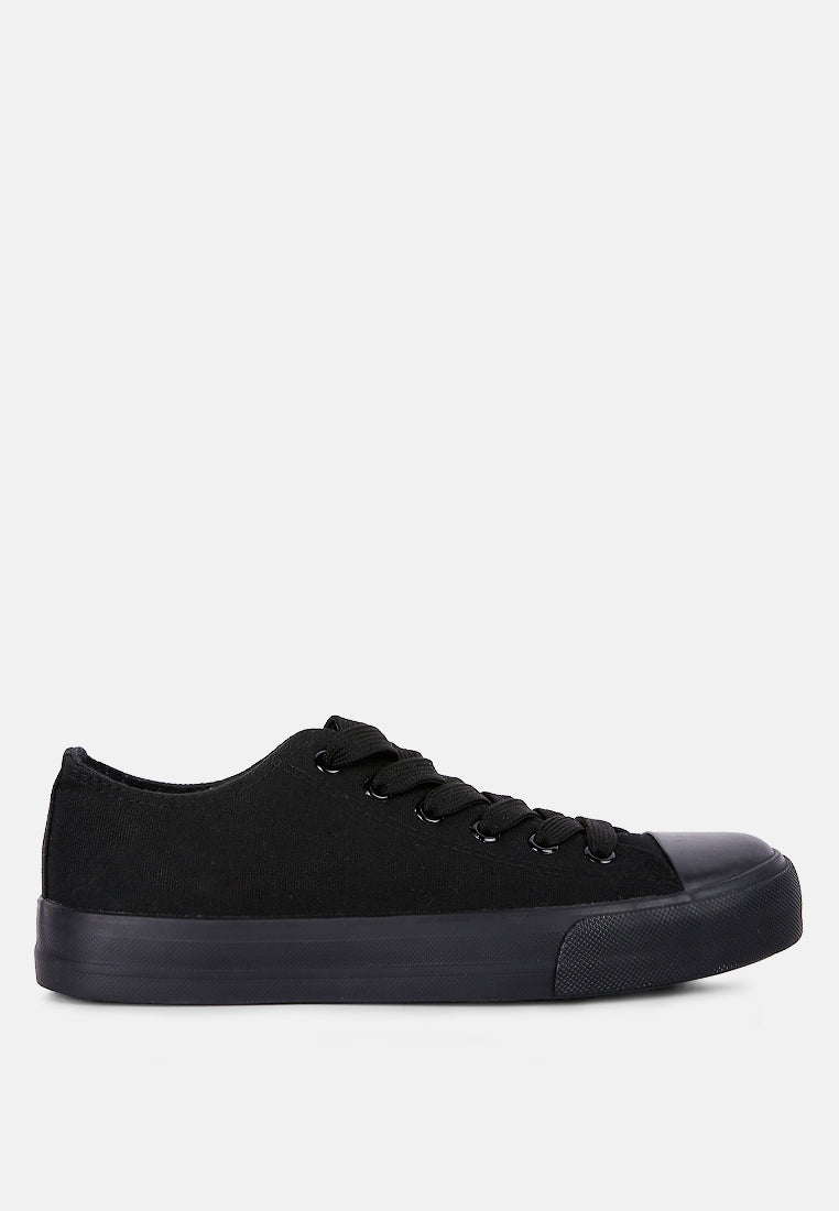 wookies basic canvas sneakers#color_black