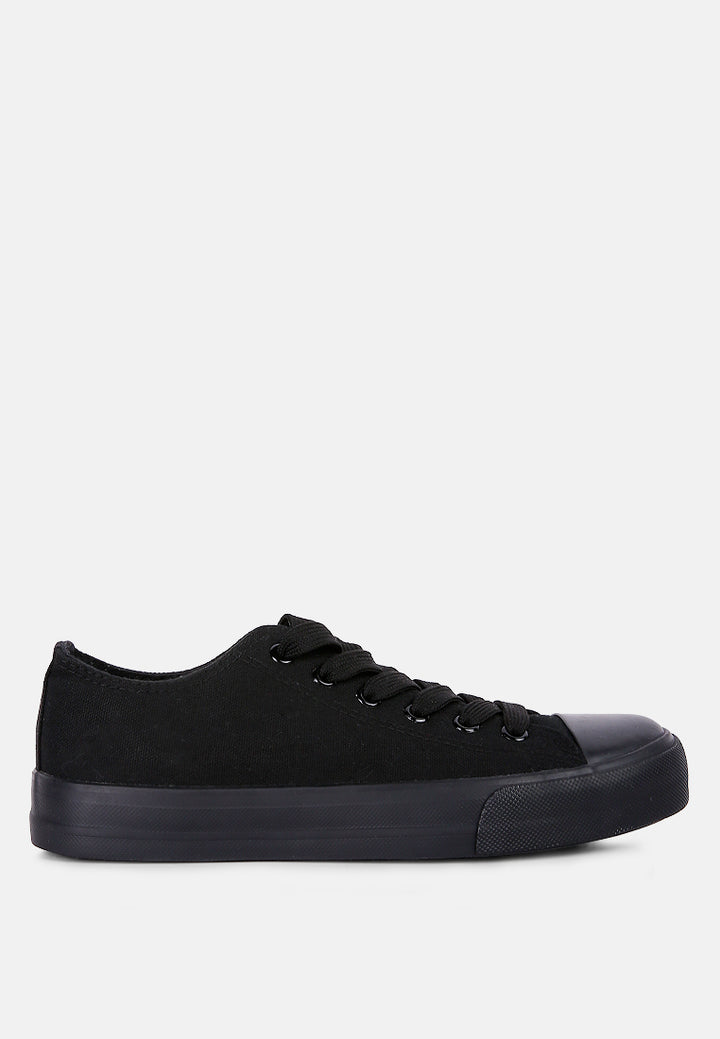 wookies basic canvas sneakers#color_black