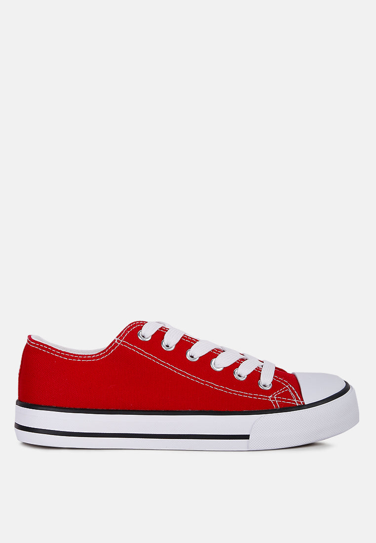 wookies basic canvas sneakers#color_red