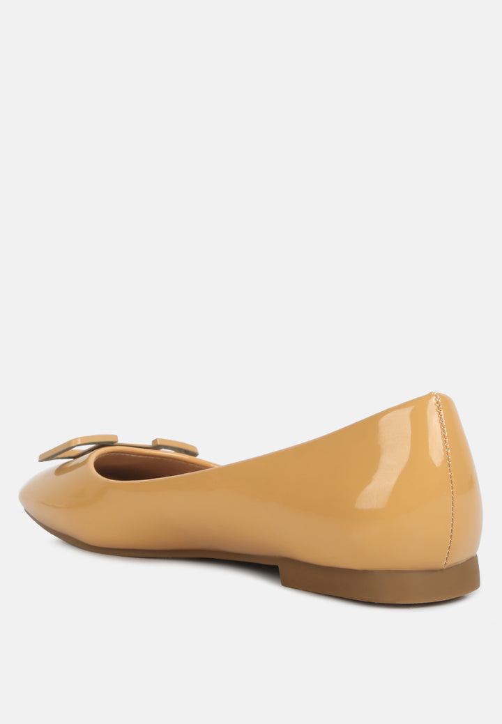 nek embellished flat ballerinas by ruw#color_tan