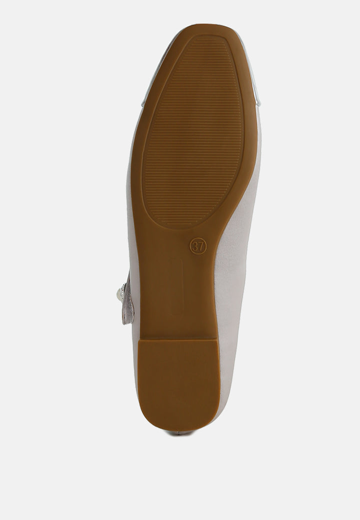 albi patent toe cap satin mary jane#color_silver