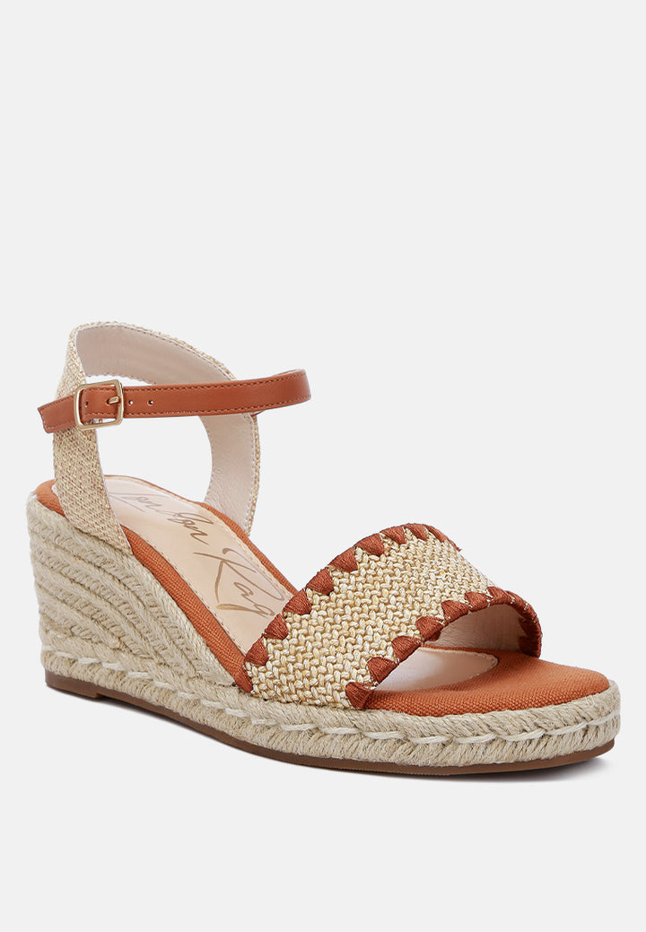 raffia wedge espadrilles by ruw#color_tan