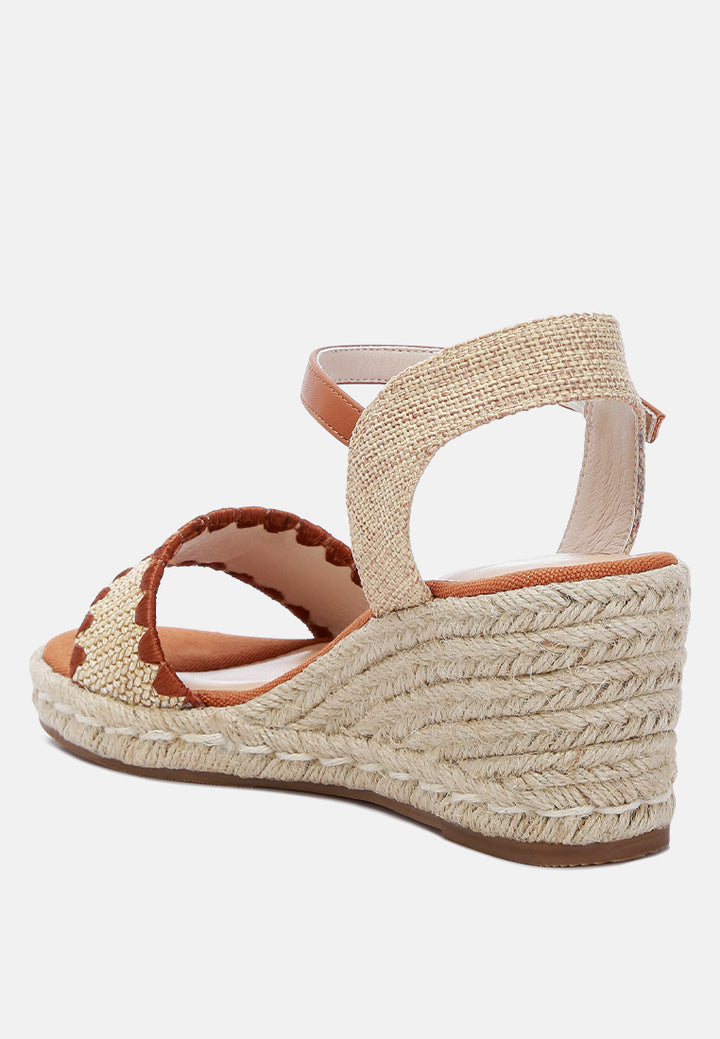 raffia wedge espadrilles by ruw#color_tan