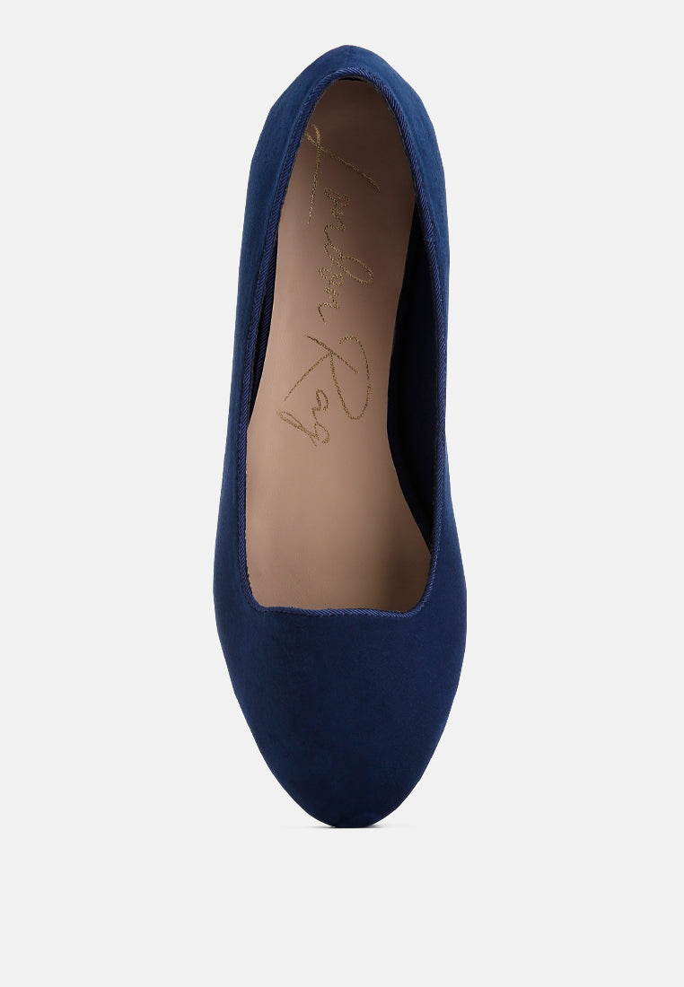 casual flat ballerinas by ruw#color_navy