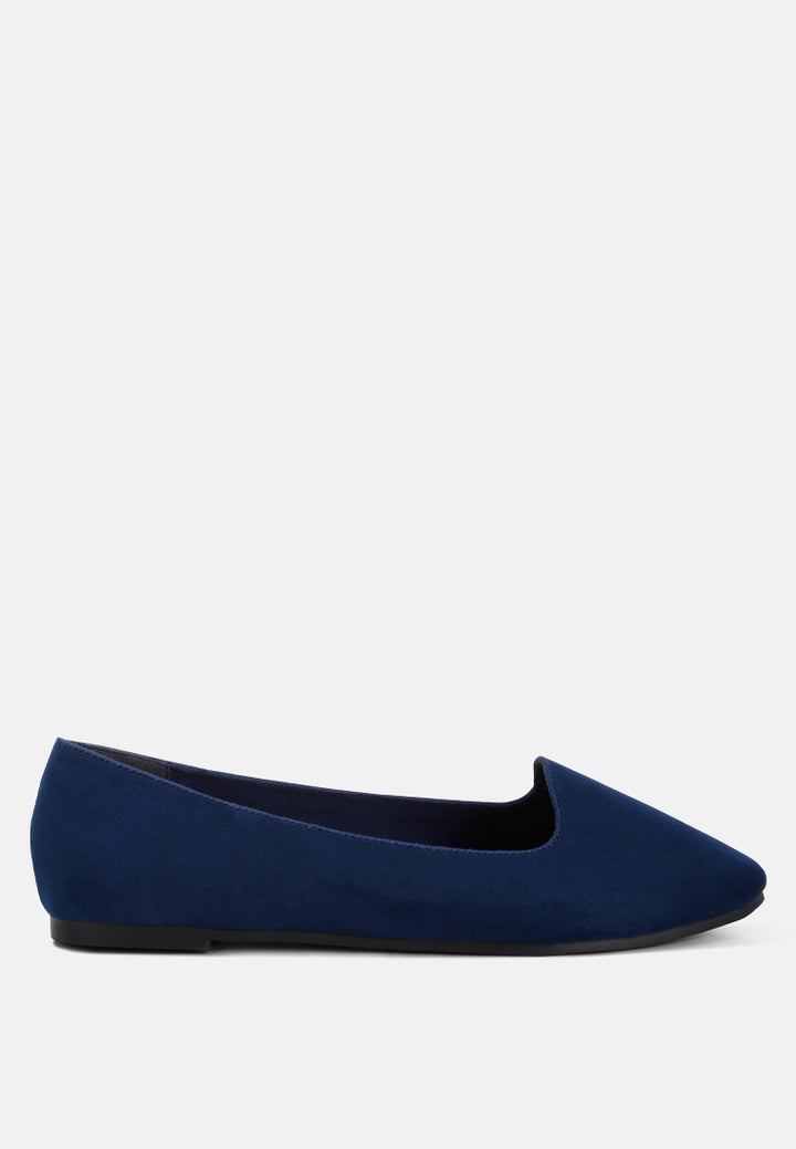 casual flat ballerinas by ruw#color_navy