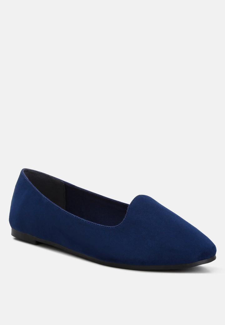 casual flat ballerinas by ruw#color_navy