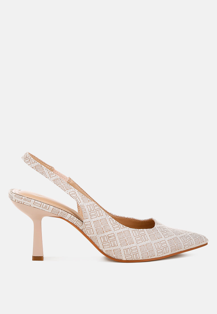 pointed toe kitten heel pumps by RUW#colour_beige
