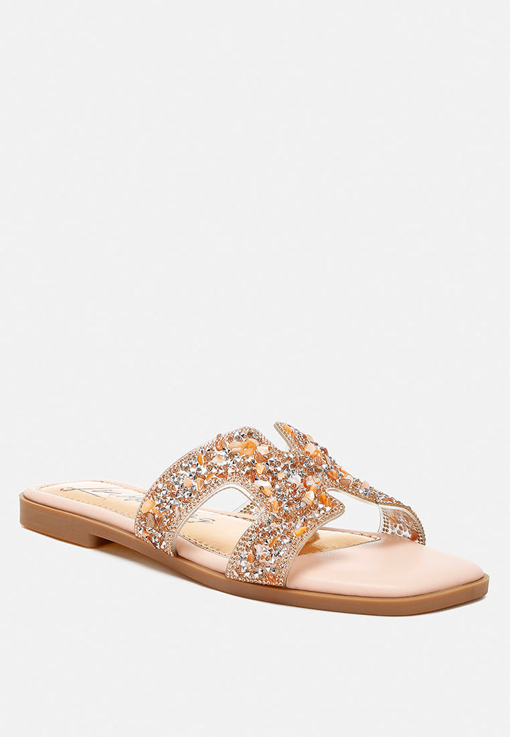 rhinestone detail cut-out flats by ruw#color_pink