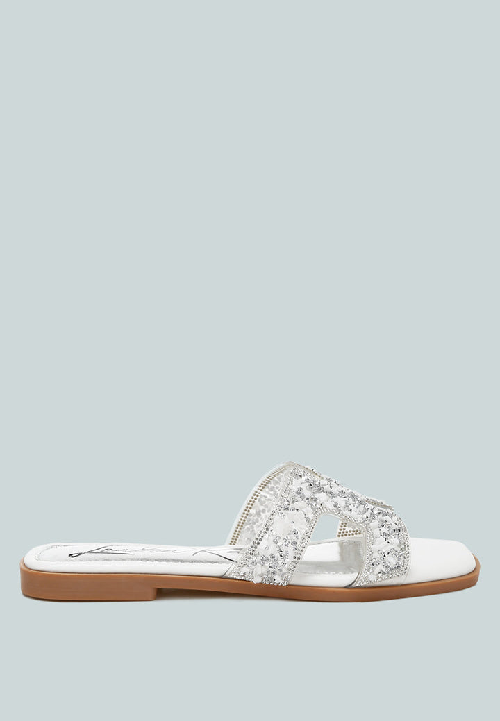 rhinestone detail cut-out flats by ruw#color_white