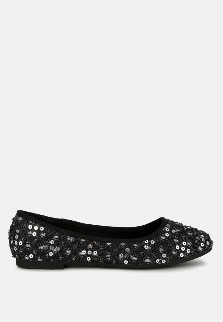 sequin ballet flats by ruw#color_black