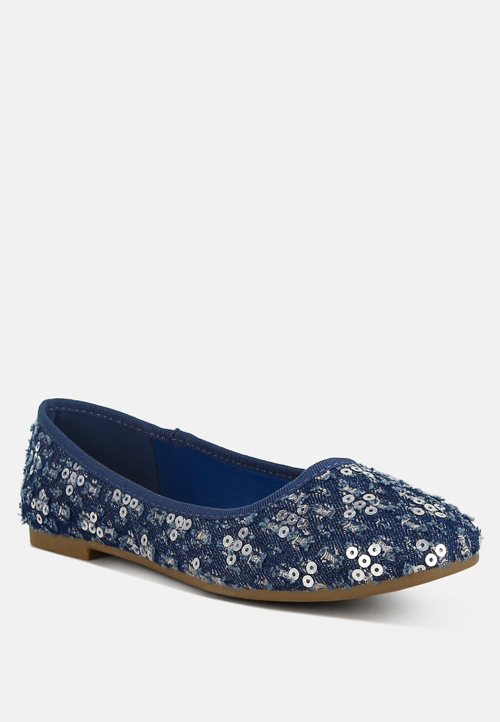 sequin ballet flats by ruw#color_blue