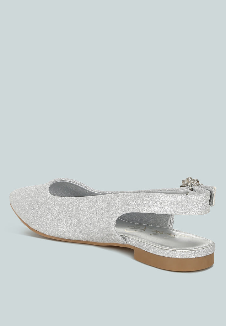 glitter slingback flat sandals by ruw#color_silver