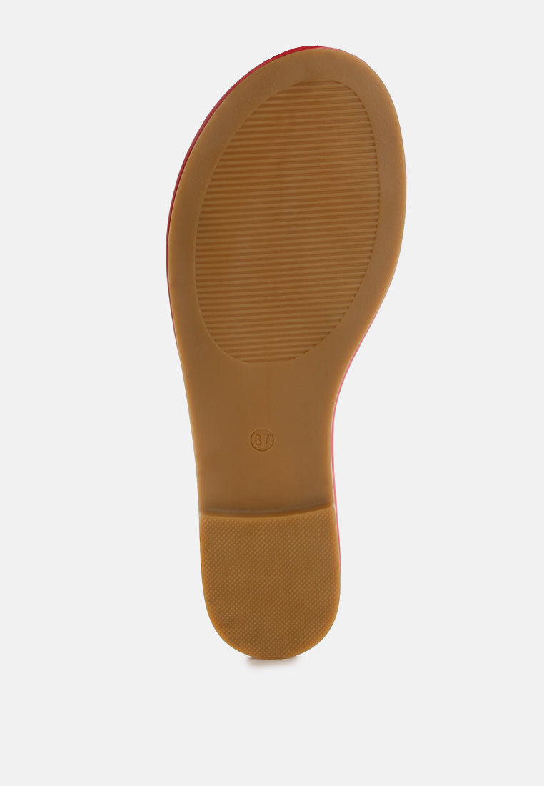 getaway beaded saint tropez flat slip ons#color_pink