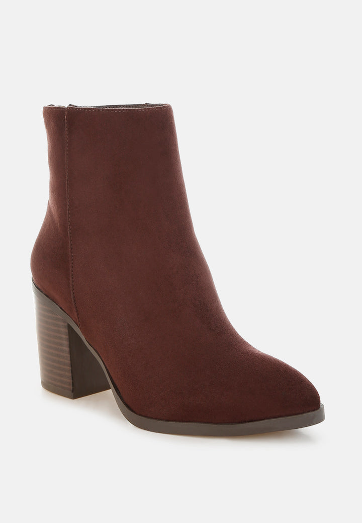 eigur high block heel boots#color_brown