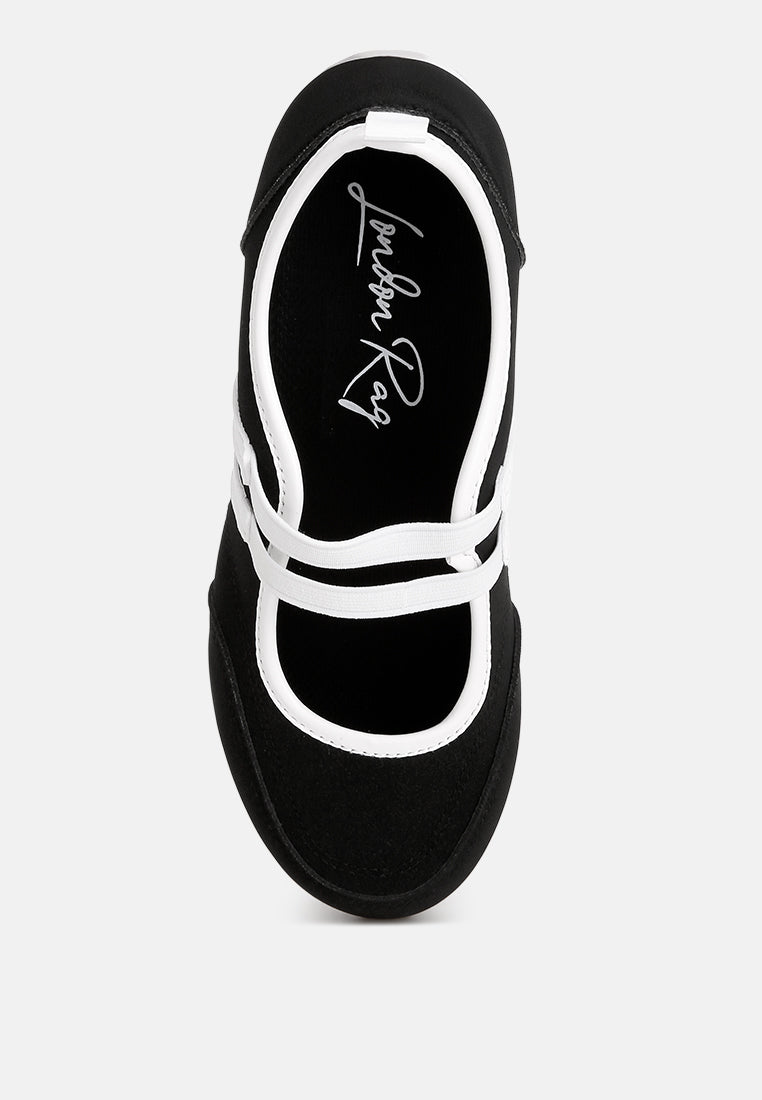 Sorin Elasticated Midfoot Strap#color_black-smooth