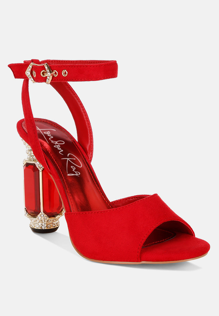 jewel heel sandals#color_red