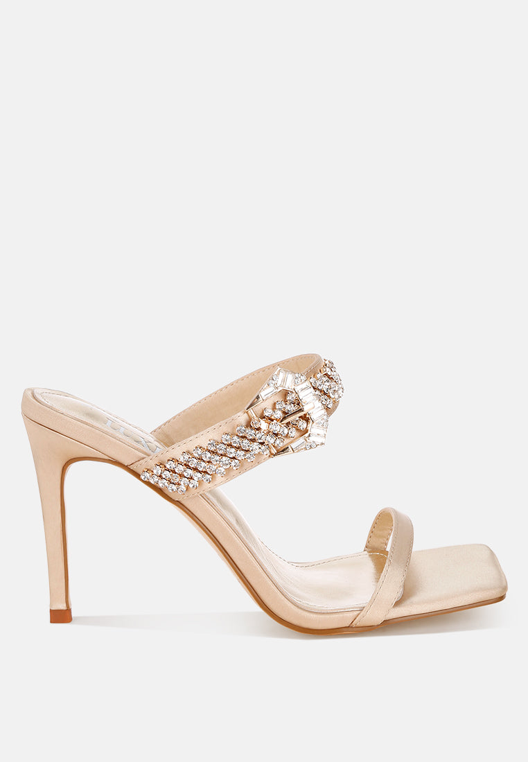 Vitrlne Diamante Slip On Sandals#color_gold