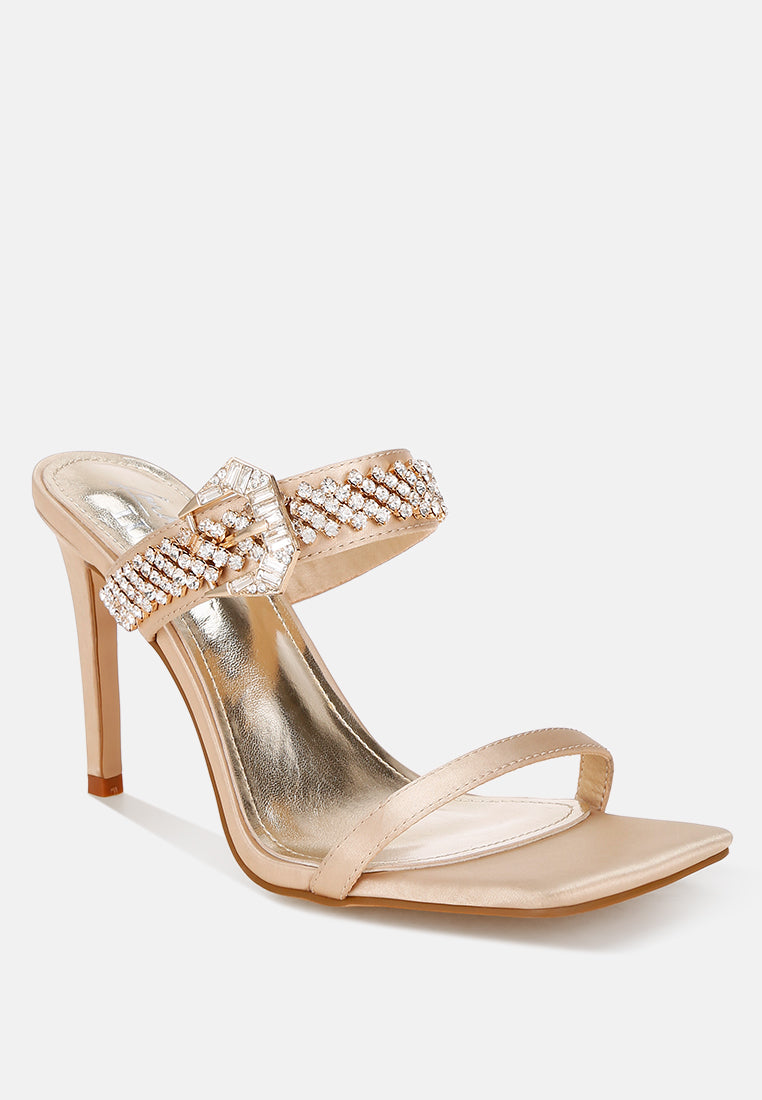 Vitrlne Diamante Slip On Sandals#color_gold