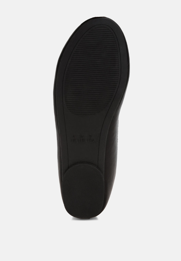 Clarendra Stretch Fit Ballet Flats#color_black-smooth