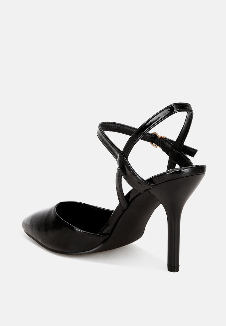 stiletto heel sandals#color_black