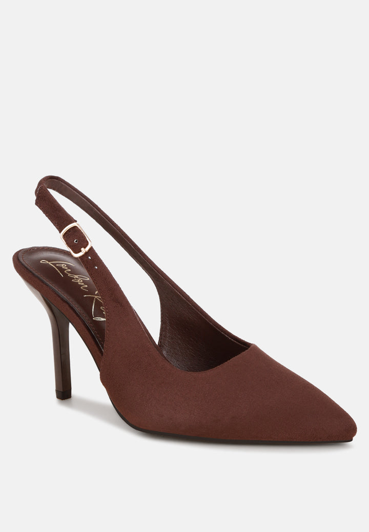 pointy toe slingback sandals#color_brown-suede