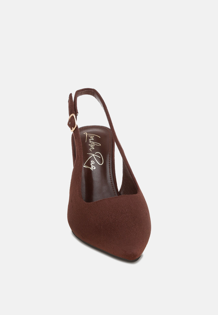 pointy toe slingback sandals#color_brown-suede