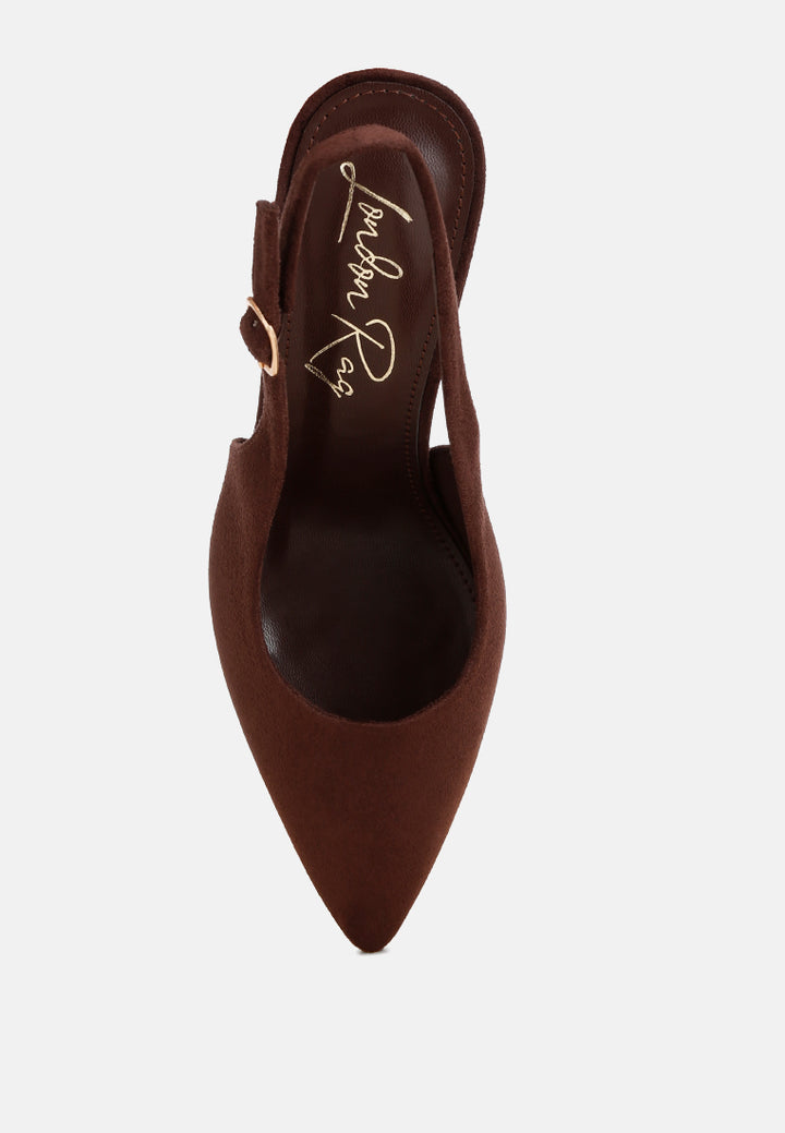 pointy toe slingback sandals#color_brown-suede
