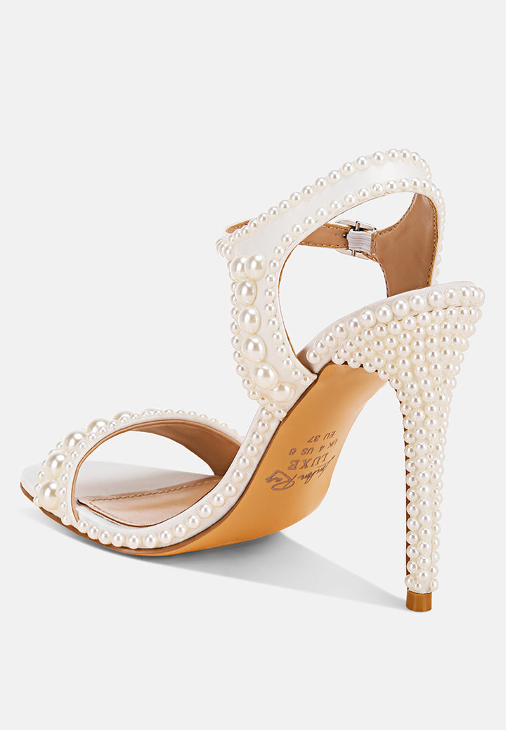 pearl embellished stiletto heels#color_off-white