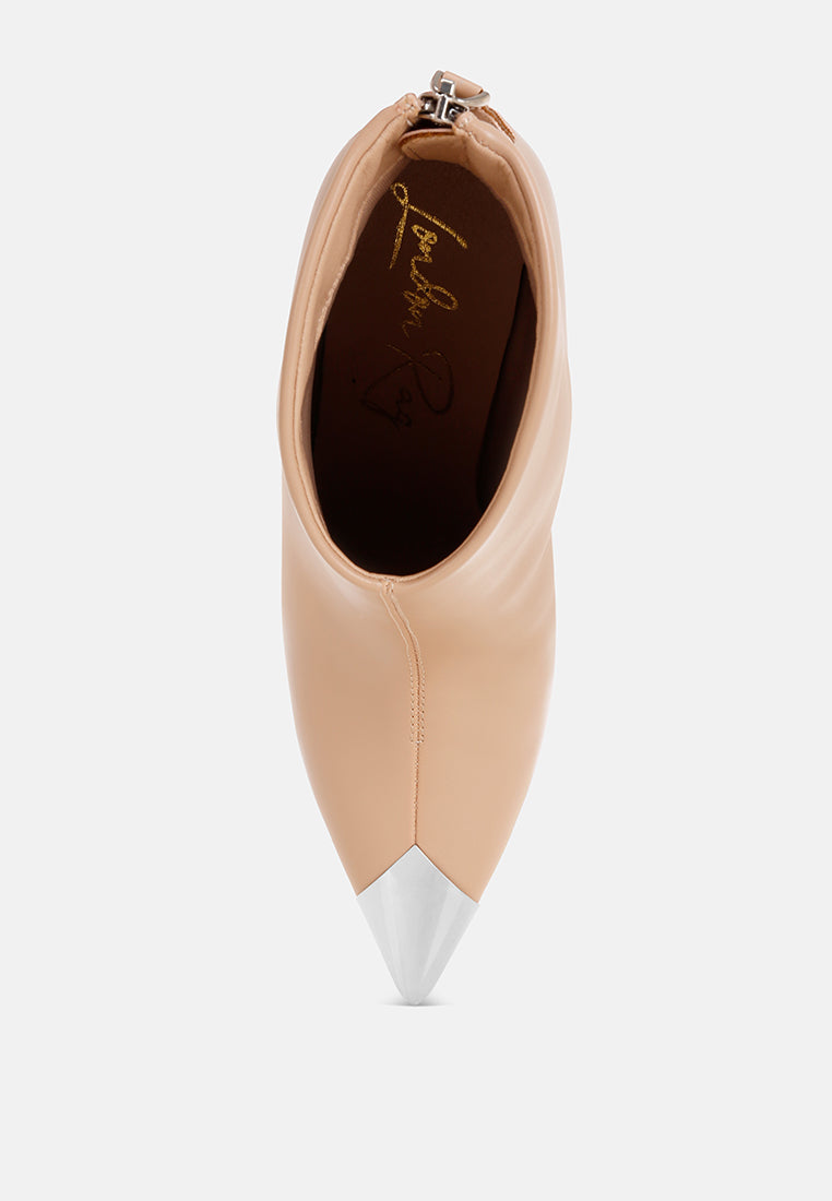 Faniyah Metallic Cap Toe Stiletto Bootsk#color_beige-smooth