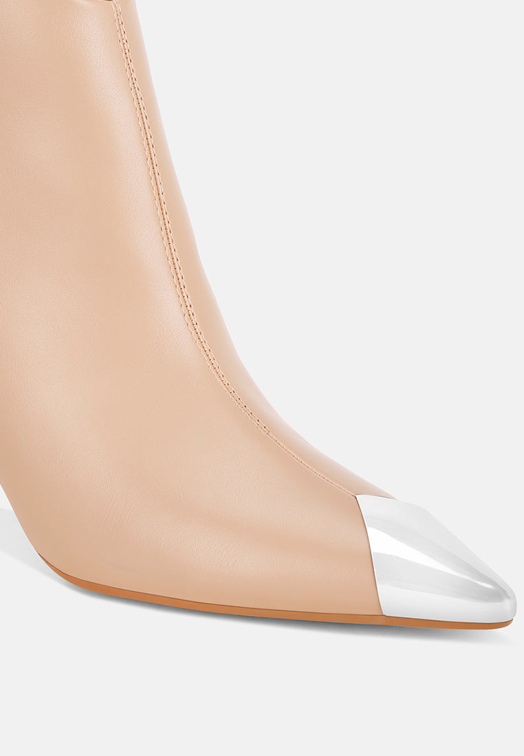 Faniyah Metallic Cap Toe Stiletto Bootsk#color_beige-smooth