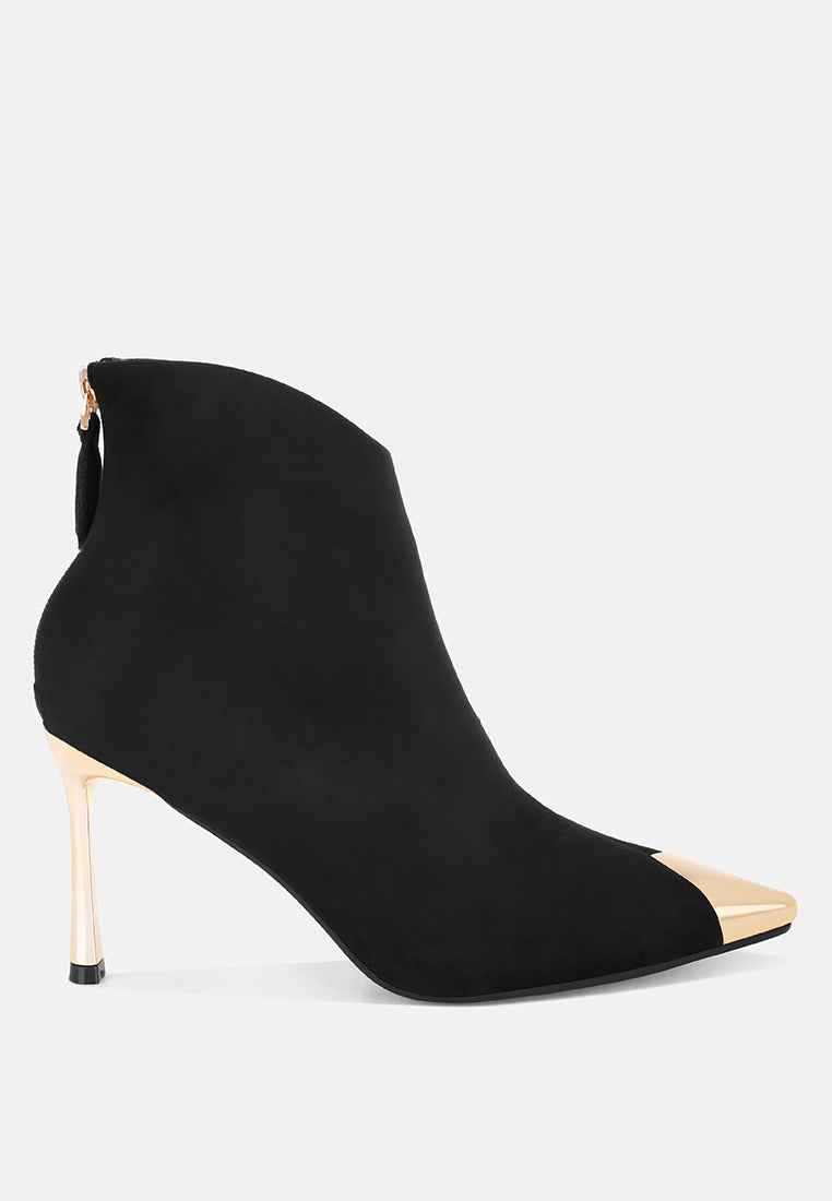 Faniyah Metallic Cap Toe Stiletto Bootsk#color_black-suede