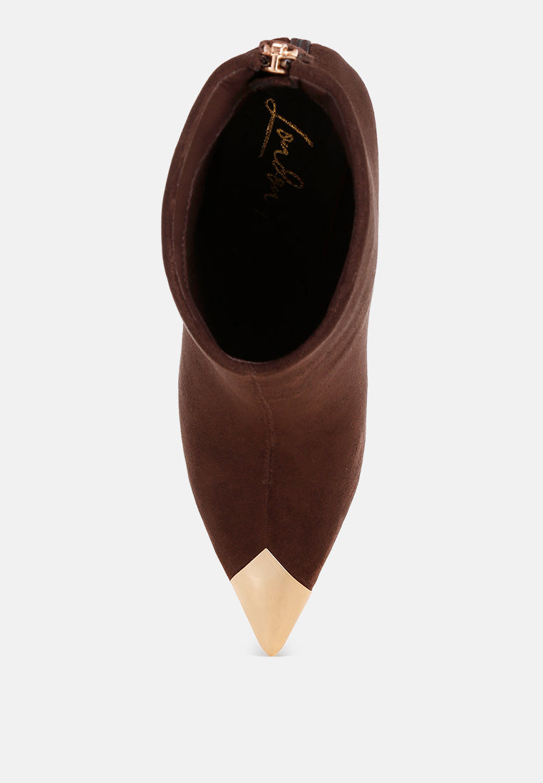 Faniyah Metallic Cap Toe Stiletto Bootsk#color_brown-suede